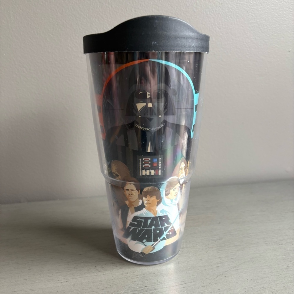 Disney Star Wars Tervis Tumbler w/ Lid 24 oz Vader Chewie Luke Leia Obi-Wan